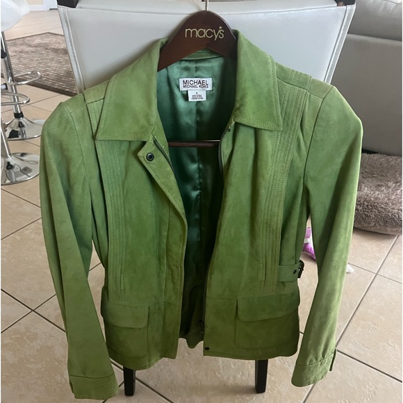 Michael Kors suede leather jacket